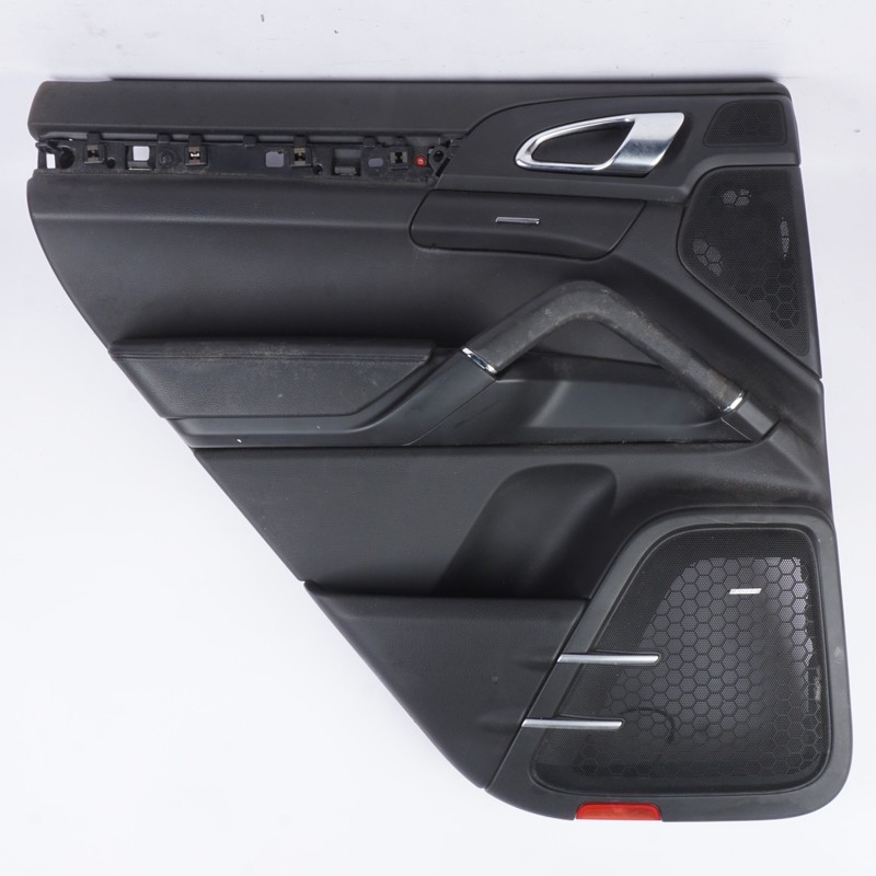 11-18 Porsche Cayenne S 958 Rear Left Driver Side Interior Door Panel Oem