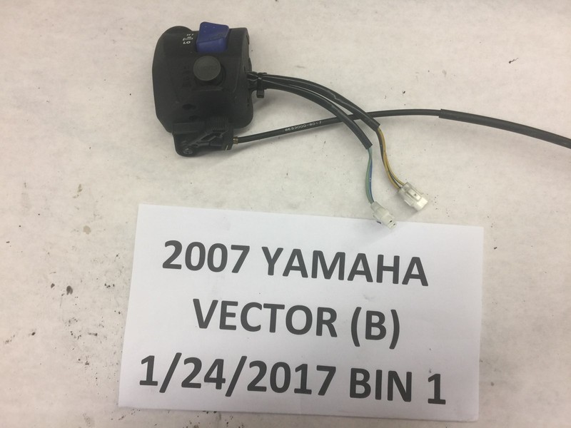 Yamaha Vector Nytro RX-1 Warrior handlebar left hand heater control & choke lvr