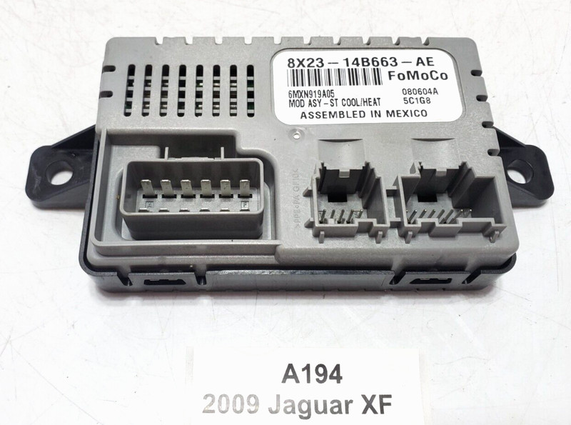 ✅ 09-15 OEM Jaguar XF X250 Front Seat Heating Cooling Computer Control Module