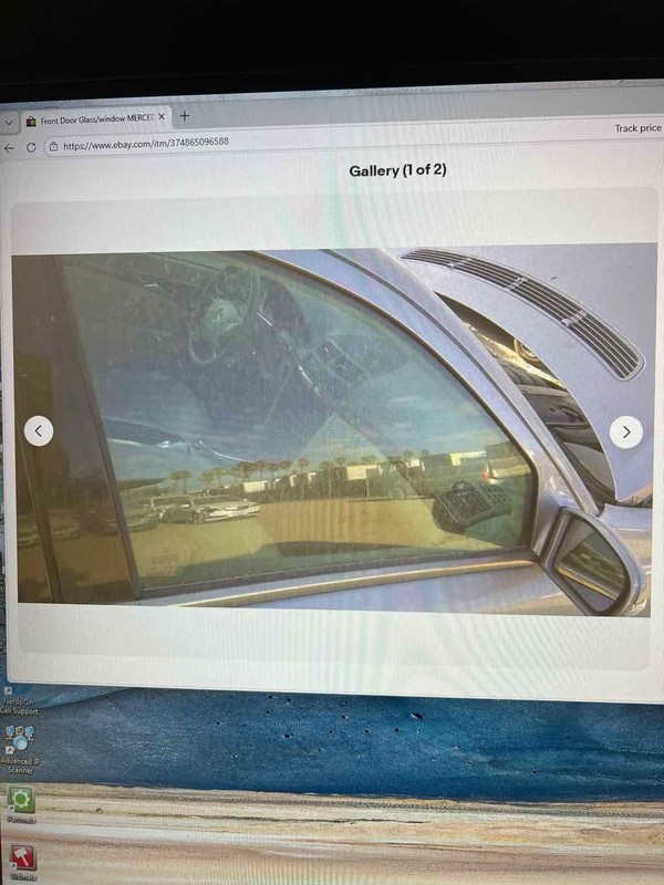 Front Door Glass/window MERCEDES E320 Right 03 04 05 06 07 08 09