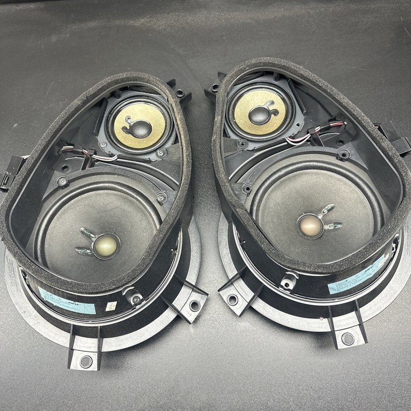 03-08 Mercedes R230 SL500 SL55 Left & Right Side Door Audio Speakers Set Bose