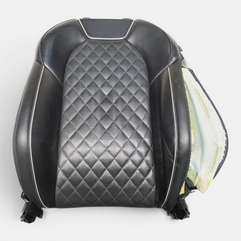 2019-2021 GENESIS G70 FRONT LEFT UPPER SEAT BACK CUSHION COVER PAD LEATHER OEM