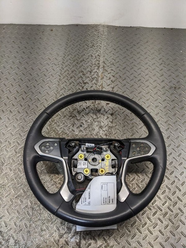 2015-2020 Suburban Tahoe Black Leather Steering Wheel w/Buttons1183160