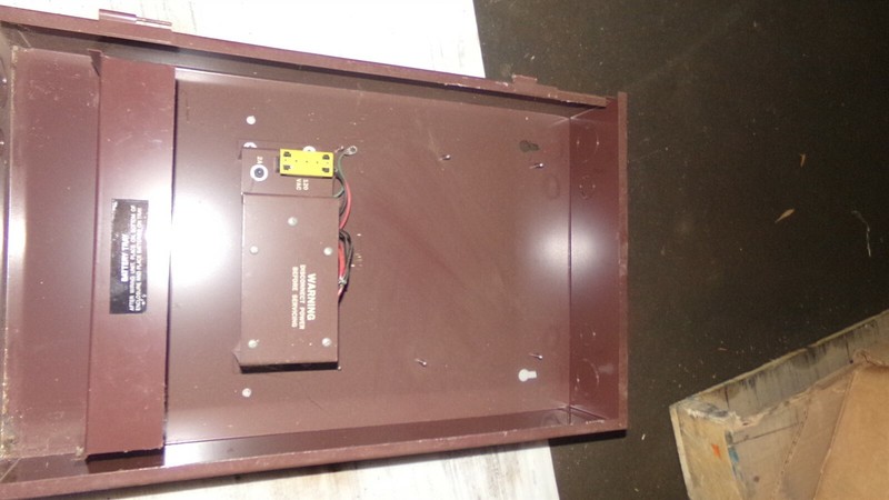Signal Systems Control Unit AC-7340 Brown Enclosure w/ Battery Tray