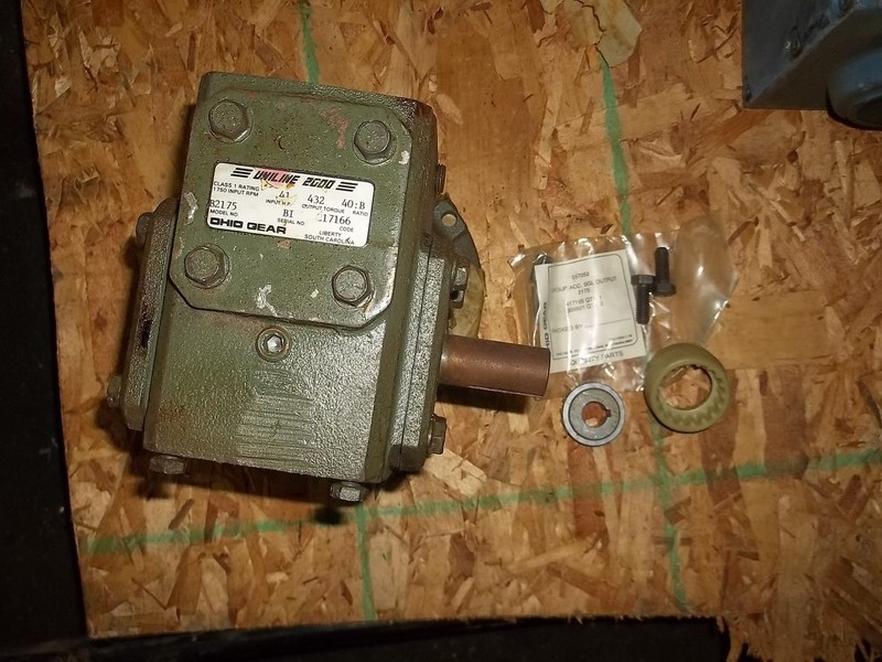 Ohio Gear Reducer B2175 Right Angle Uniline 41 HP 20:1 Ratio