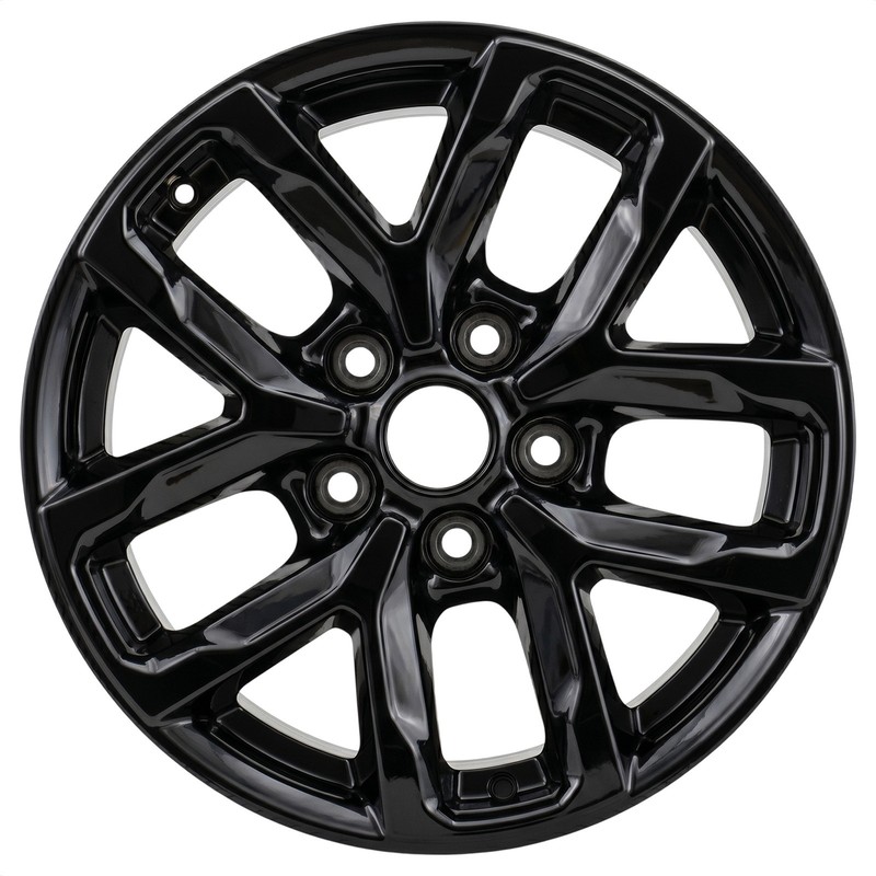 JEEP Wrangler Wheel 17Â" 17x7.5 2024-2026 BLACK Rim OE 04755591AA OEM Factory