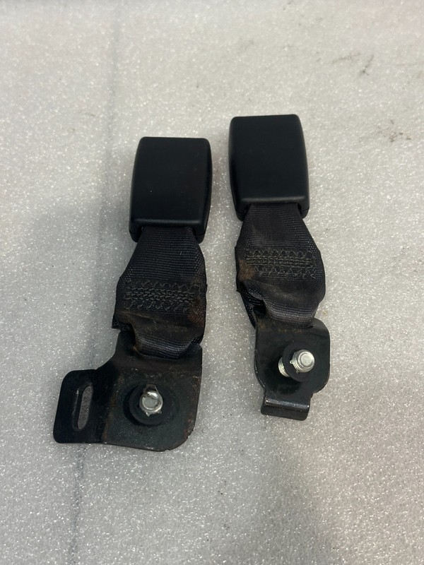 02-06 Acura RSX Rear Seat Buckle Pair OEM Black #991