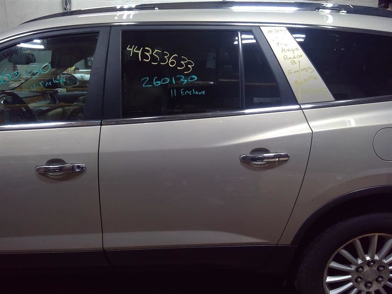 Driver Left Rear Side Door Fits 08-17 ENCLAVE 1777814