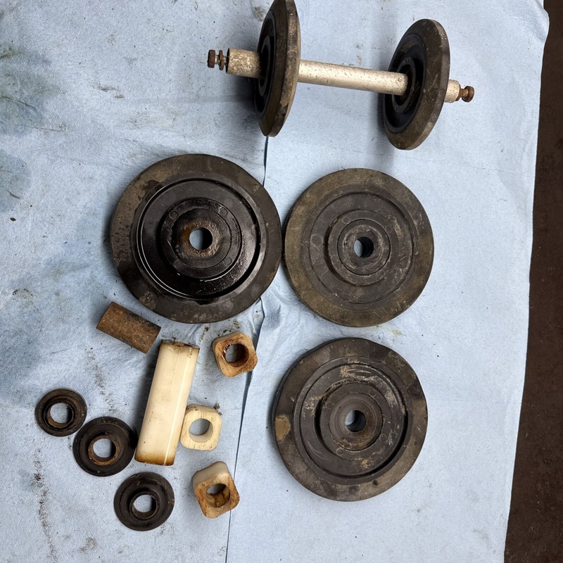 1979 Kawasaki Drifter 440 Vintage snowmobile rear suspension bogey wheels