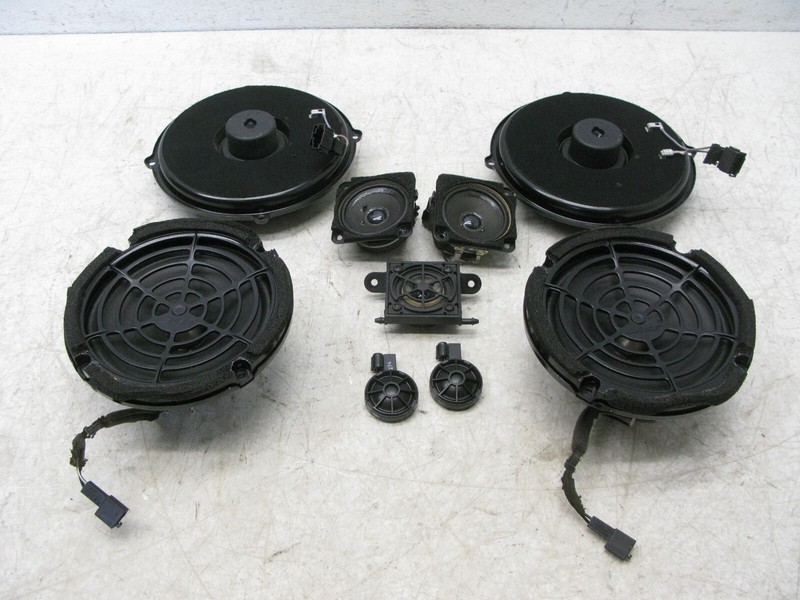 07-09 AUDI B7 A4 S4 CONVERTIBLE FRONT REAR LEFT RIGHT TWEETER SPEAKER OEM 100923