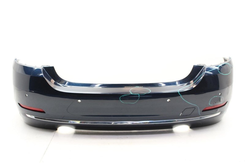 2015-2016 BMW 435i Convertible Blue Rear Bumper Cover with Park Assist Option