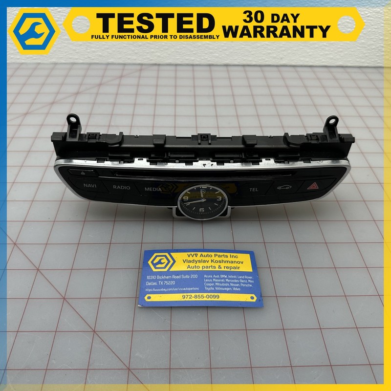 15-18 Mercedes C300 W205 DASH MULTIMEDIA RADIO NAVIGATION CONTROL SWITCH OEM