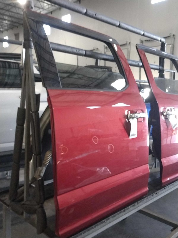 2017 Ford F150 Pickup Rear Left Door Red 417689 Used 120k Miles