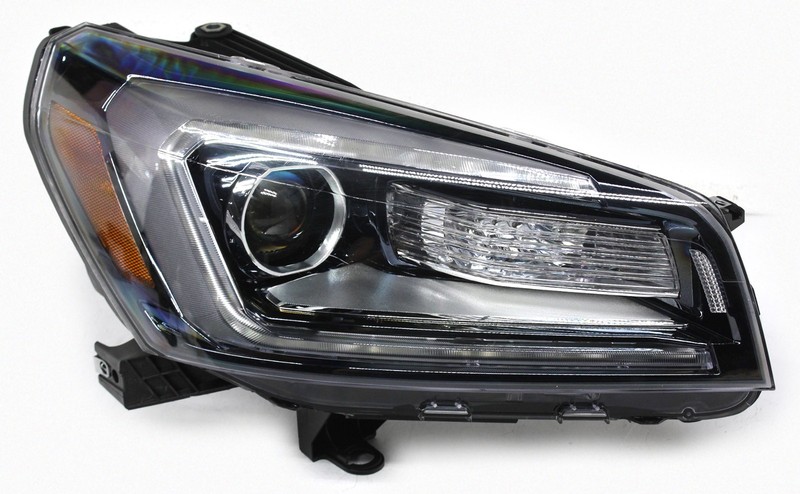 OEM Right Passenger Side HID Headlamp For GMC Acadia Limited 23391886 Lens Crack