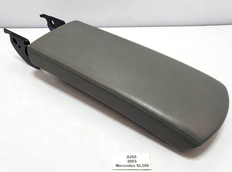 ✅ 2003-2006 OEM Mercedes R230 SL500 Center Console Arm Rest Armrest Cover Gray