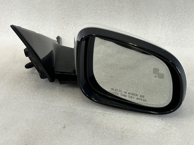 2010 - 2015 JAGUAR XF PASSENGER SIDE VIEW DOOR MIRROR WITH BLIND SPOT WHITE NER