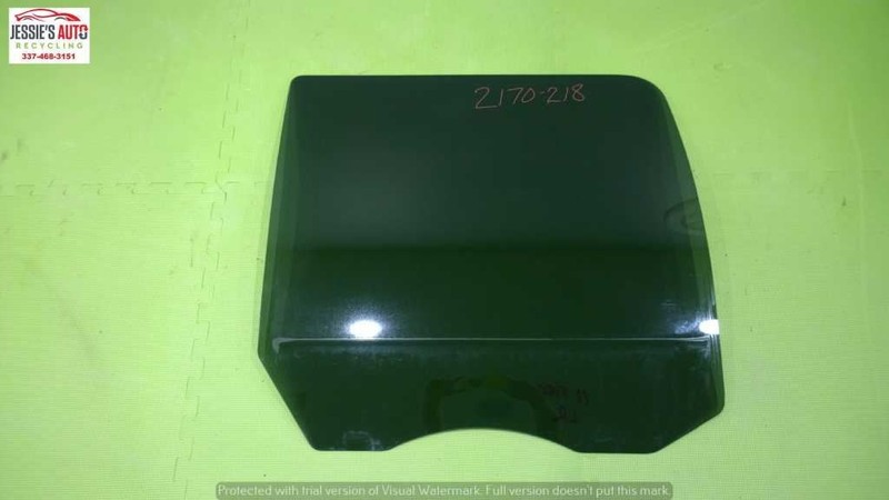 09-14F150 XLT 4.6L AT DRIVER LEFT REAR WINDOW DOOR GLASS OEM 2170-218