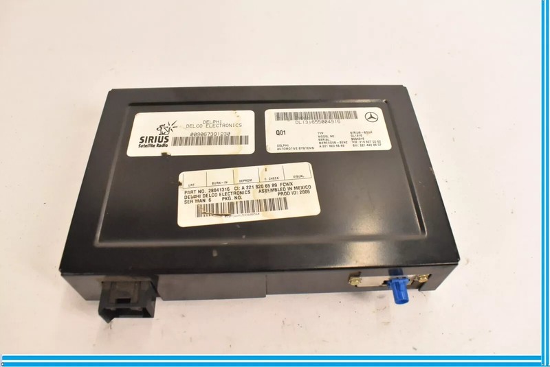 07-14 Mercedes C300 S550 SLK350 Sirius Satellite Radio Module Receiver OEM