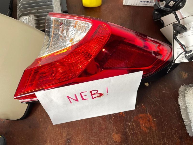 2018-2020 HONDA C-HR RIGHT TAILLIGHT QUARTER MOUNTED 2.0L AT FWD 52K 51651