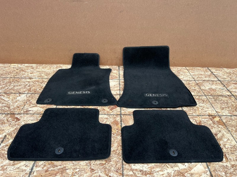 GENESIS G70 2019-2026 OEM FRONT LEFT RIGHT & REAR CARPET FLOOR MATS (BLACK/ SET)