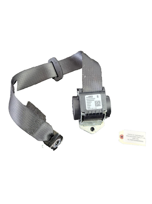 2021-2023 Chevrolet Trailblazer 2nd Row Right Rear Seat Belt Retractor 60004863