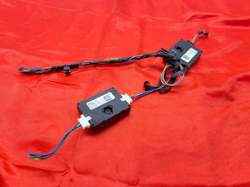 11-18 BMW F25 F26 X3 X4 EMI Noise Suppression Filter Radio Audio Module Set OEM✅