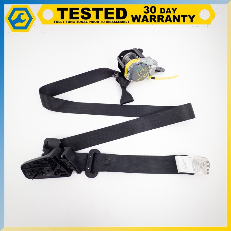 10-12 LEXUS IS350 IS250 REAR LEFT DRIVER SIDE SEAT BELT Black OEM