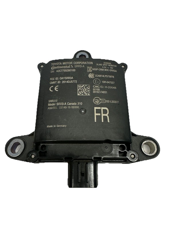 Toyota CHR blind spot alert sensor 2020 to 2022 rear radar assy OEM 88162F4031