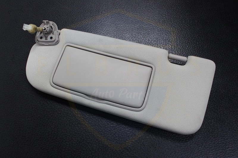 2014-2023 INFINITI Q50 DRIVER LEFT SUNVISOR SUN VISOR SHADE GRAY ILLUMINATED OEM