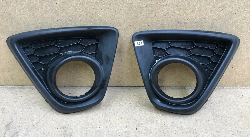 2013 - 2015 Mazda CX- 5 Front Bumper Set Fog Light Cover Bezel Left & Right OEM