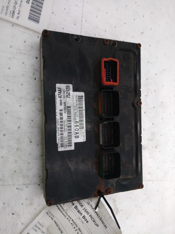 2003 Dodge 1500 Pickup Engine Control Module ECM 4.7L OEM 56028737AA