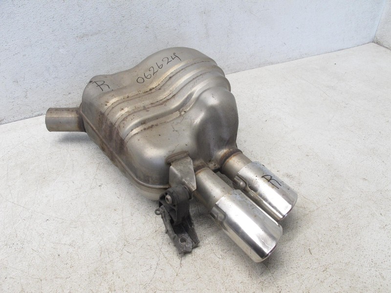08-12 AUDI 8T S5 4.2 FULL REAR SECTION EXHAUST PIPE MUFFLER RIGHT OEM 062624