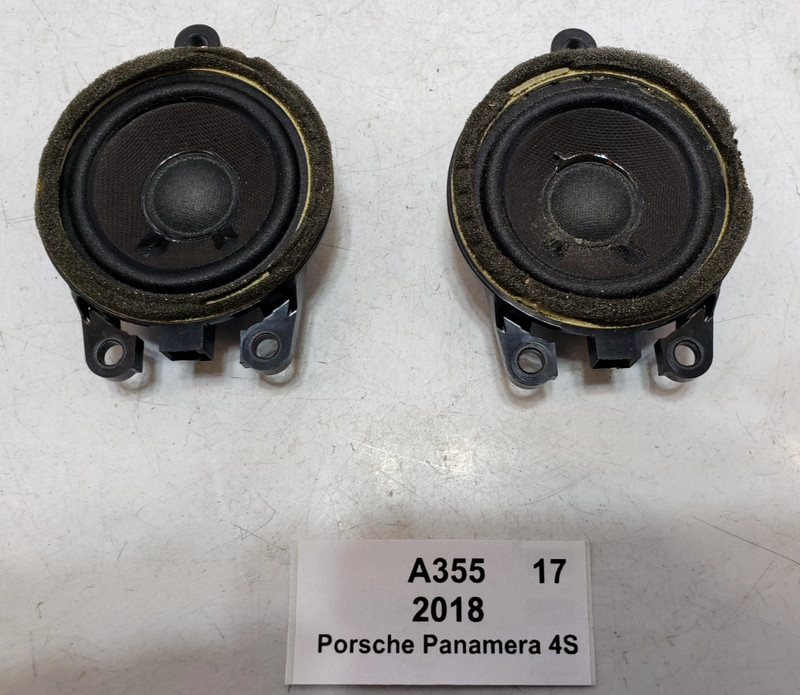 ✅17-23 OEM Porsche Panamera 4S 971 Front Left Right A Pillar Tweeter Speaker SET
