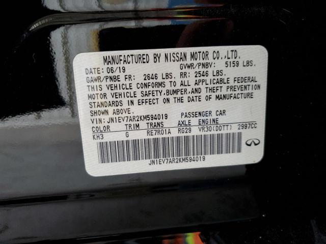 2019 INFINITI Q50 Transfer Case Assembly OEM 3.0L AWD 74K Miles Black
