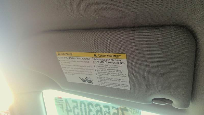 Sun Visor NISSAN MAXIMA Left 18 19 20 21 22 23