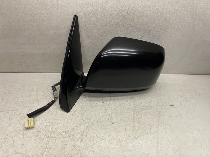 2004-2007 TOYOTA HIGHLANDER LEFT DRIVER SIDE DOOR MIRROR POWER 3 WIRE BLACK OEM