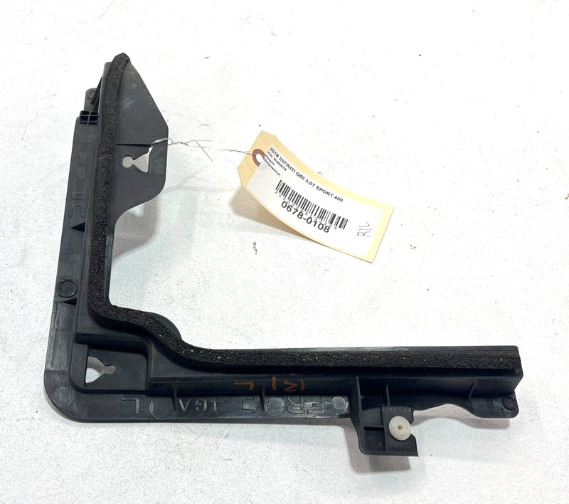 2014-2020 INFINITI Q50 PANEL DRAFTER BUMPER HOLDERREAR LEFT SIDE OEM
