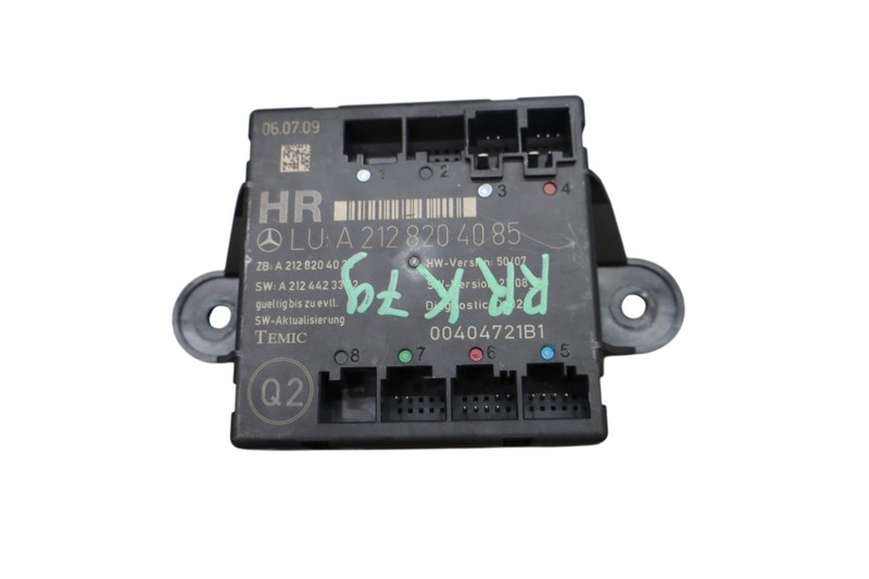 08-16 Mercedes W212 E350 C350 Rear Right Passenger Side Door Control Module Oem