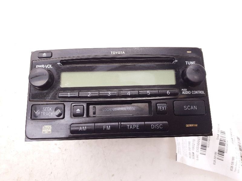 03-05 TOYOTA 4RUNNER RADIO/STEREO RECEIIVER UNIT ASSEMBLY