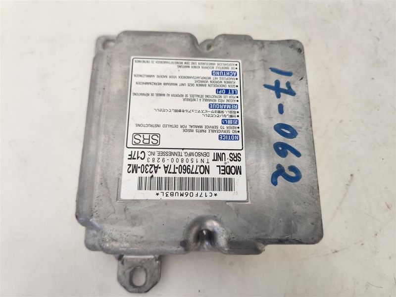 2016-2018 Honda Hr-V Srs Control Module Computer Unit - Good - 77960-T7s-A23