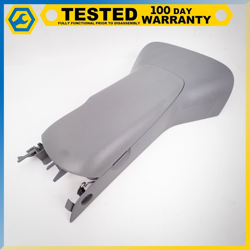 05-13 CHEVROLET CORVETTE C6 FRONT CENTER CONSOLE ARM REST LID ASSEMBLY GRAY OEM