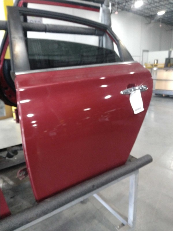 2017 Nissan Sentra Left Door Red, Good Condition, OEM Part 229373