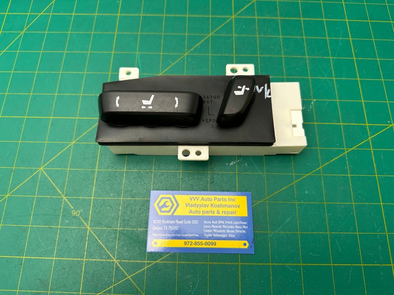 15-17 LEXUS RC350 FRONT RIGHT PASSENGER SEAT CONTROL SWITCH OEM