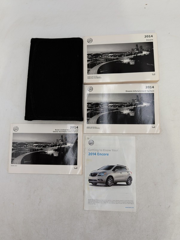 2014 Buick Encore Owners Manual User Guide & Navigation System W/ Case
