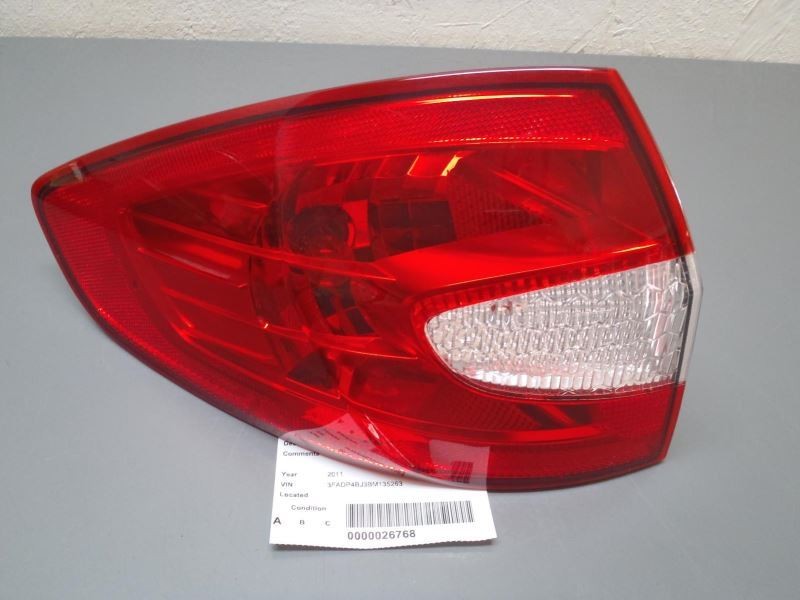 Left Driver Side Tail Light Lamp Fits 2011-2013 Ford Fiesta Sedan 56516