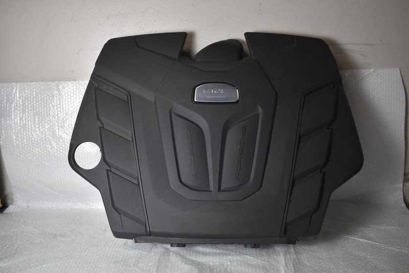 2019-2023 PORSCHE CAYENNE 2.9LENGINE COVER PANEL W/ AIR CLEANER FILTER BOX OEM