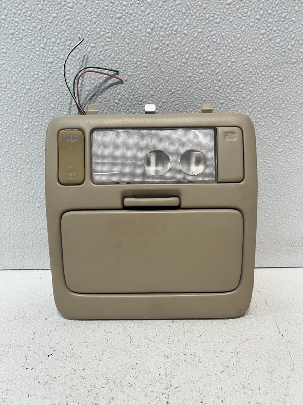 OEM 99-03 Lexus RX300 Overhead Console Dome Light Sunroof Switch Storage Beige