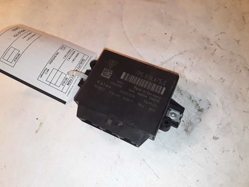 7P5919475C Park Assist Control Module Fits 11-12 PORSCHE CAYENNE 1266