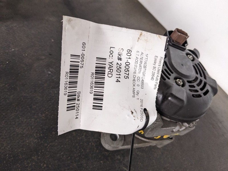 Alternator Single Alternator 155 Amp Fits 11-16 FORD F250SD PICKUP 1163619