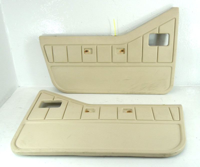 1990 90 Jeep Wrangler Front Interior Door Panel Pair Left Right OEM